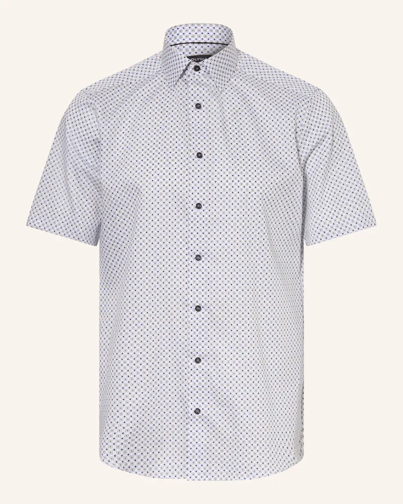 Olymp Kurzarm-Hemd Luxor Modern Fit weiss Weiss