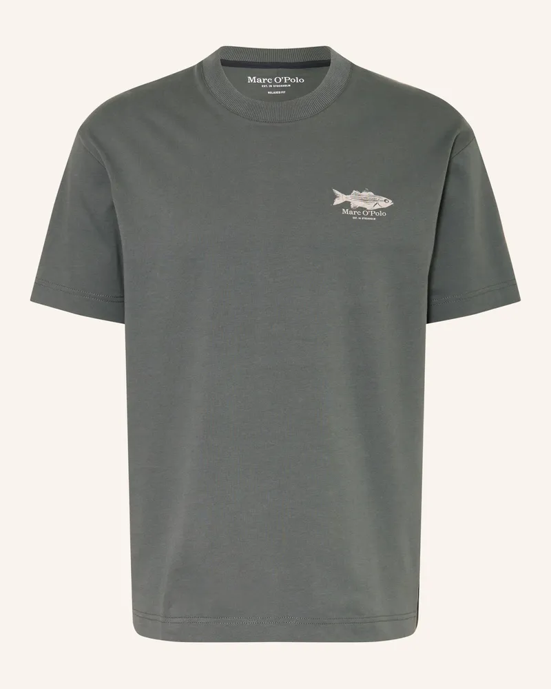 Marc O'Polo T-Shirt gruen Khaki