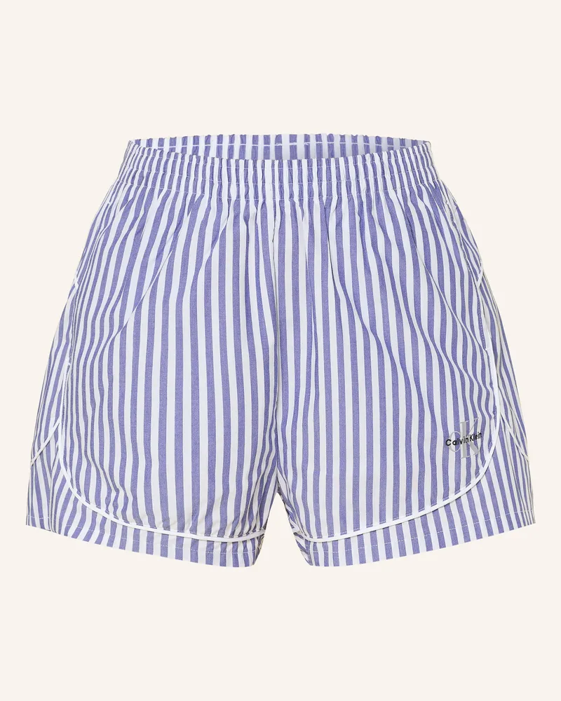 Calvin Klein Schlafshorts blau Blau