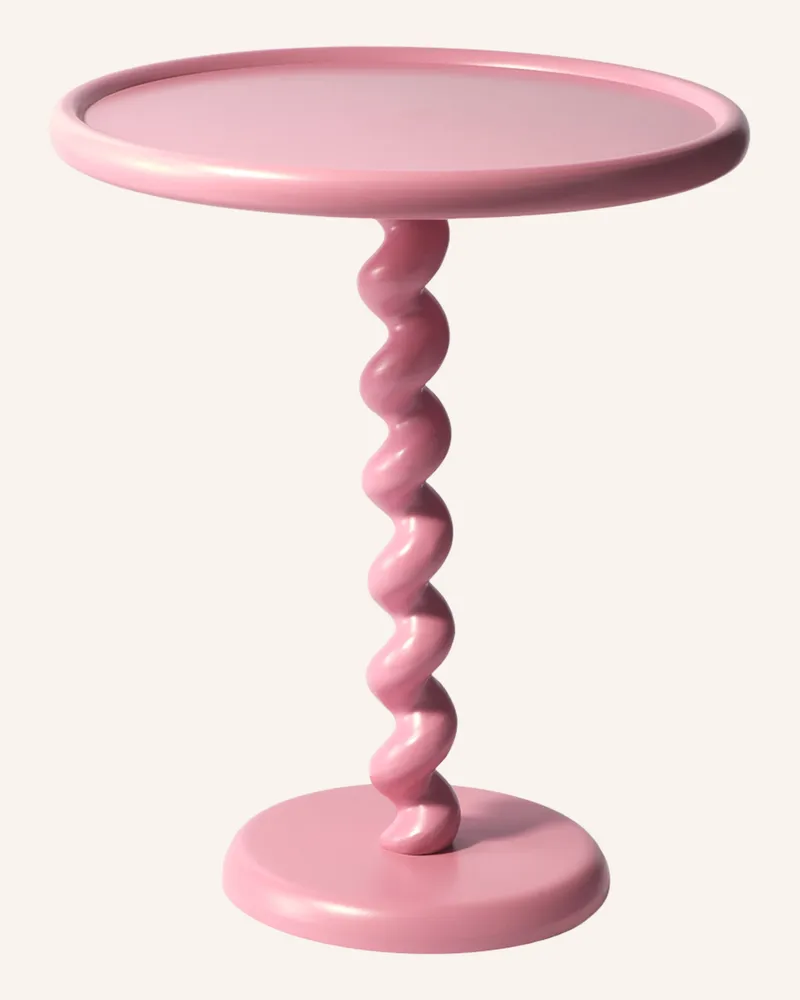 POLSPOTTEN Beistelltisch Twister pink Pink