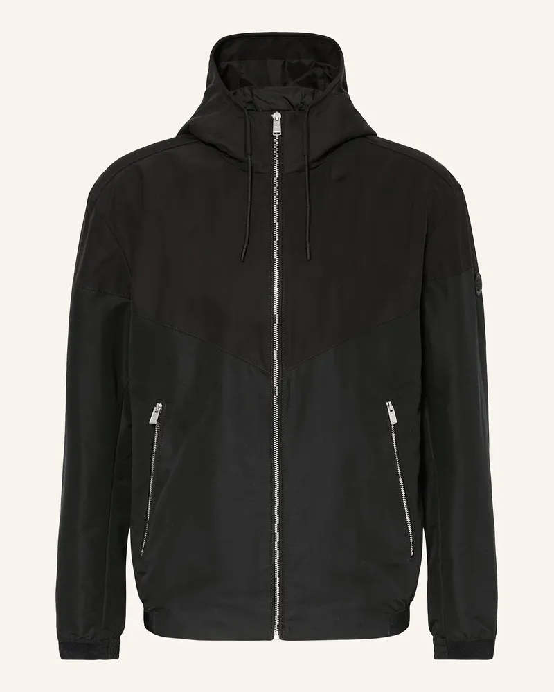 HUGO BOSS Regenjacke cireno4 schwarz Schwarz
