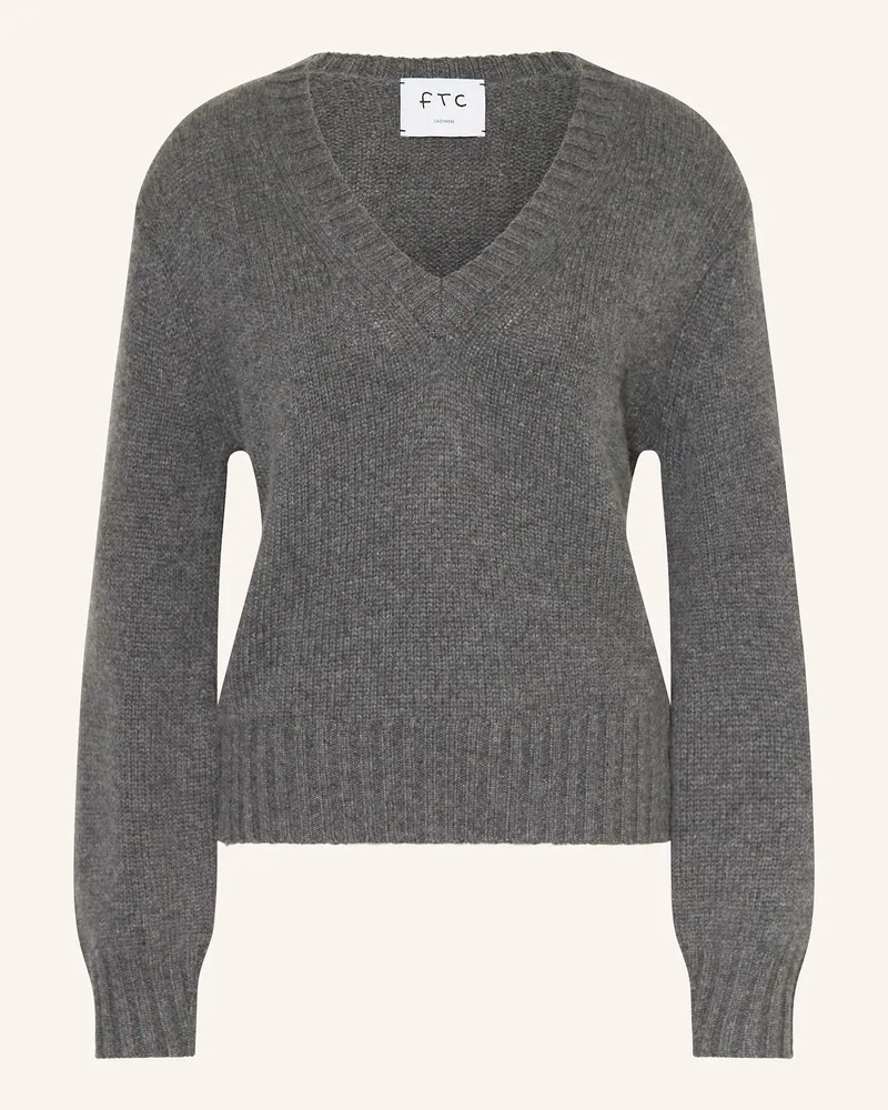 FTC Cashmere Cashmere-Pullover Grau