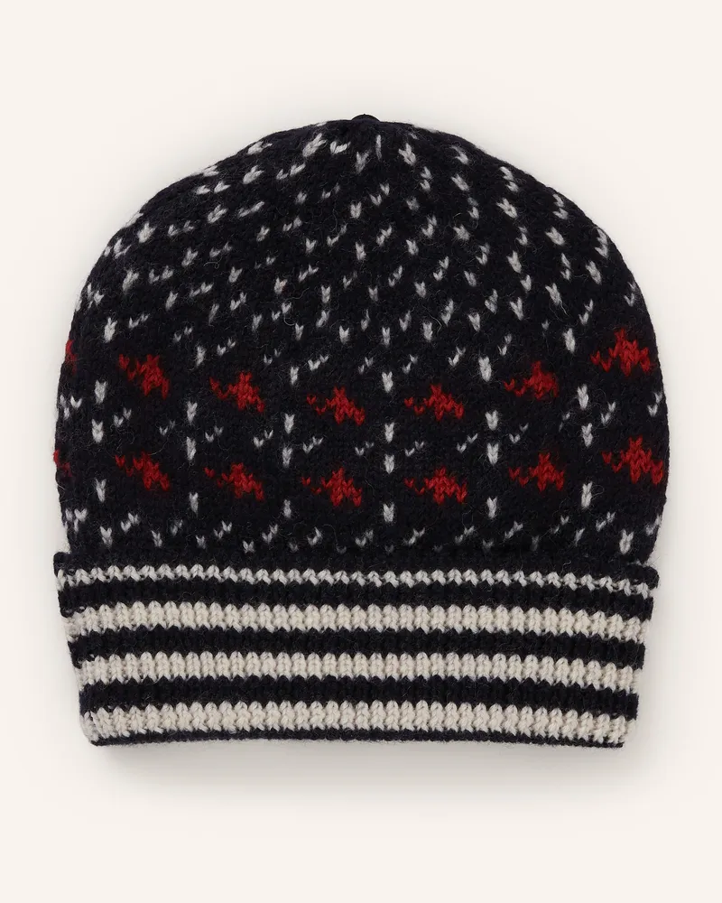 Mammut Mütze schwarz Dunkelblau