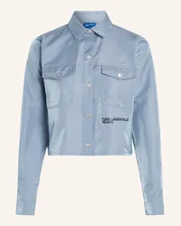 Karl Lagerfeld Bluse Blau