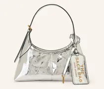 Handtasche The Small Belted Sack Bag silber