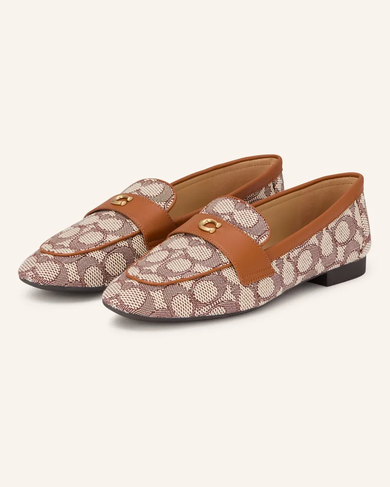 Coach Loafer braun Dunkelbraun