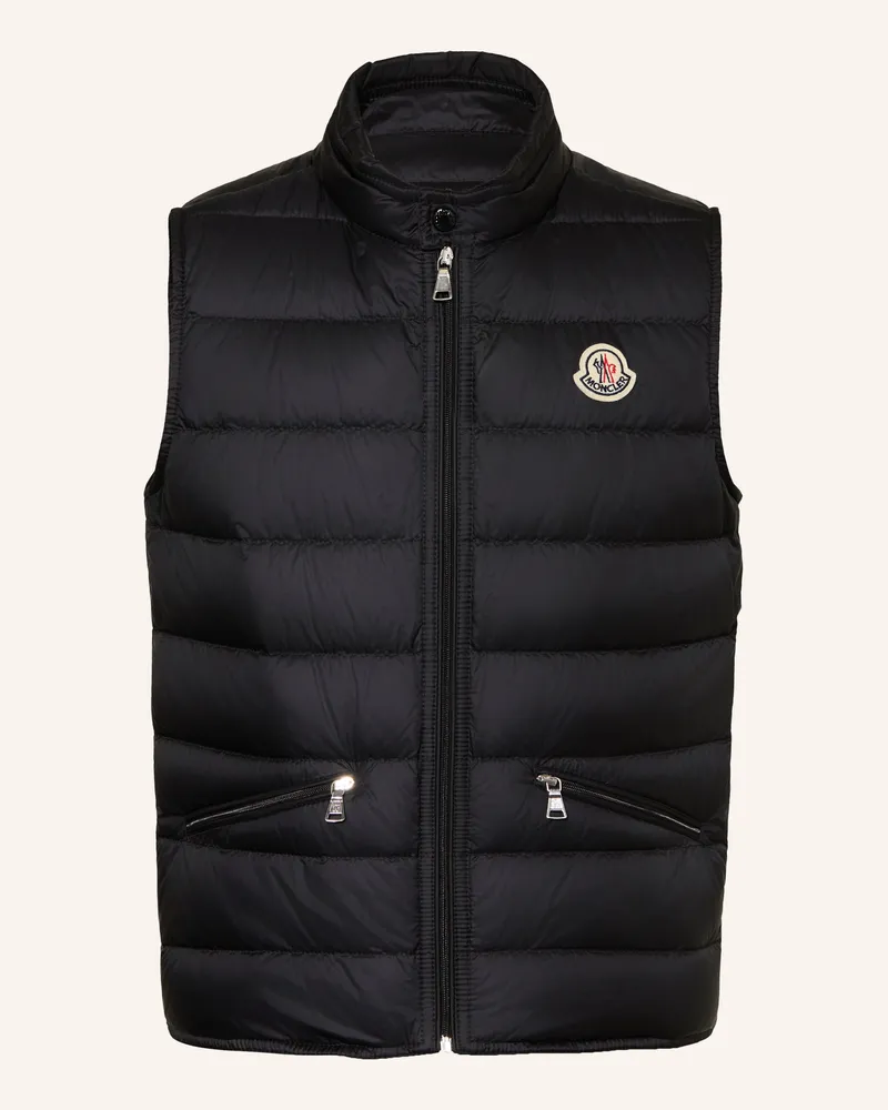 Moncler Daunenweste Gui schwarz Schwarz