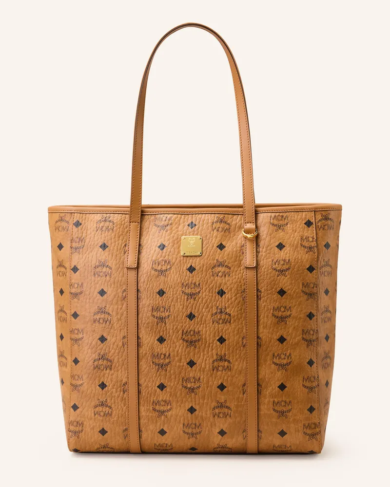 MCM Shopper TONI MEDIUM Cognac