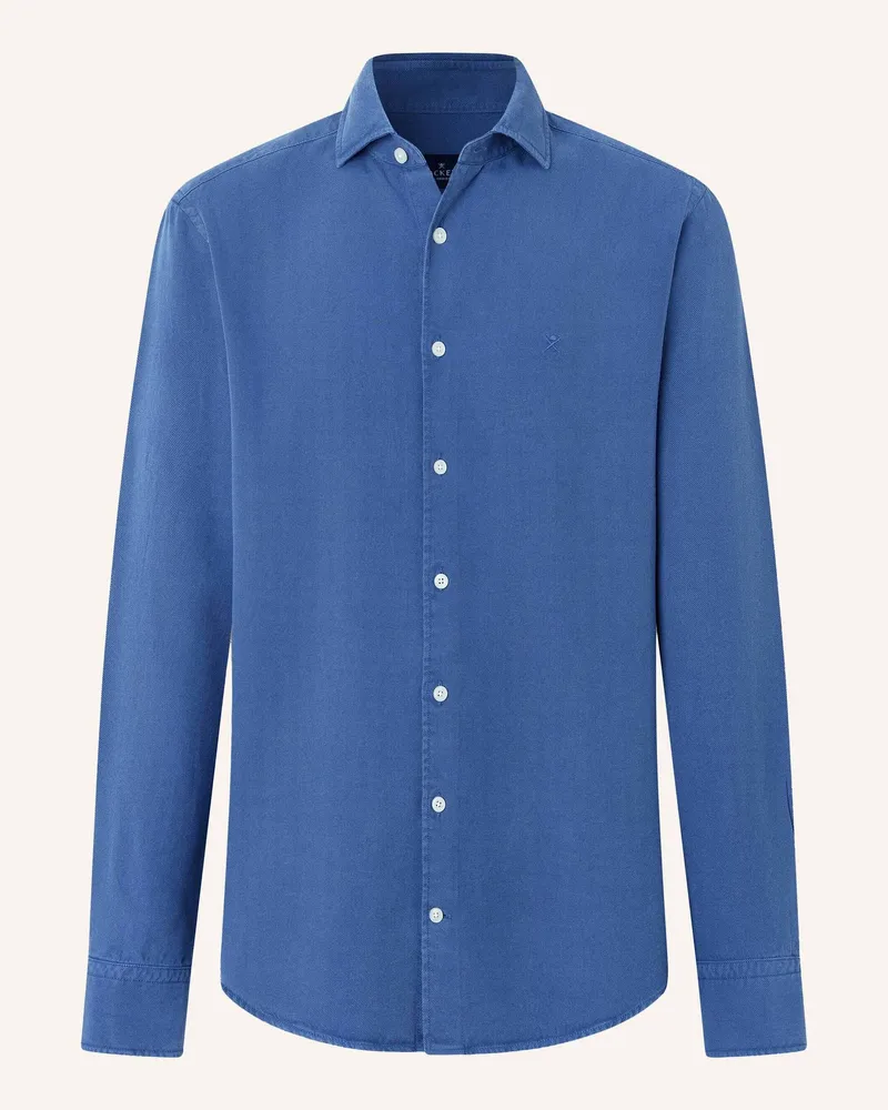 Hackett Freizeithemd Gmd Texture blau Blau