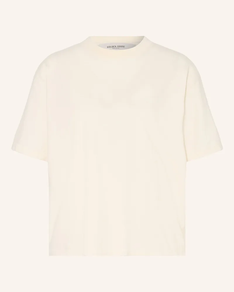 Golden Goose T-Shirt weiss Creme