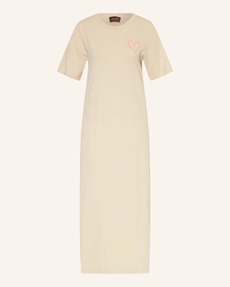 Miss Goodlife Kleid MY HAPPY PLACE Creme