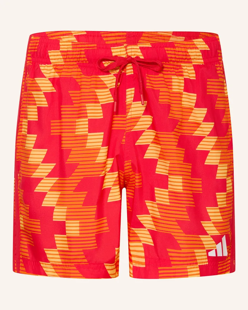 adidas Badeshorts Football-Inspired Graphic 5inch rot Rot
