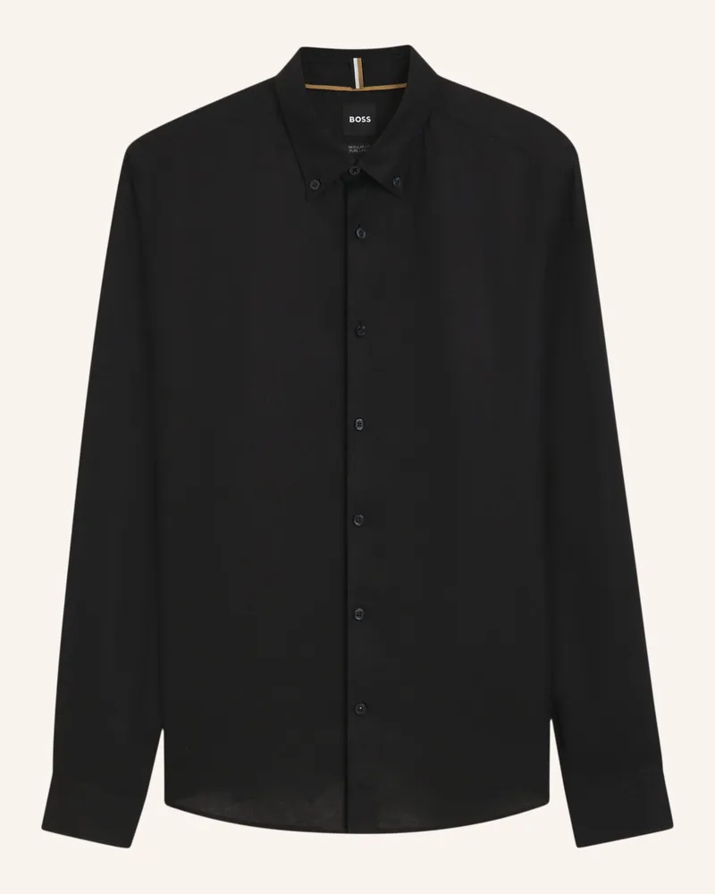 HUGO BOSS Casual Hemd C-LIAM-S-BD-C1-243 Regular Fit Schwarz