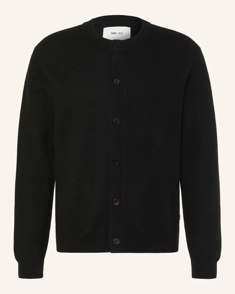 NN 07 Strickjacke Jasper schwarz Schwarz