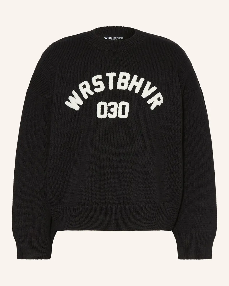 WRSTBHVR Pullover Luna schwarz Schwarz