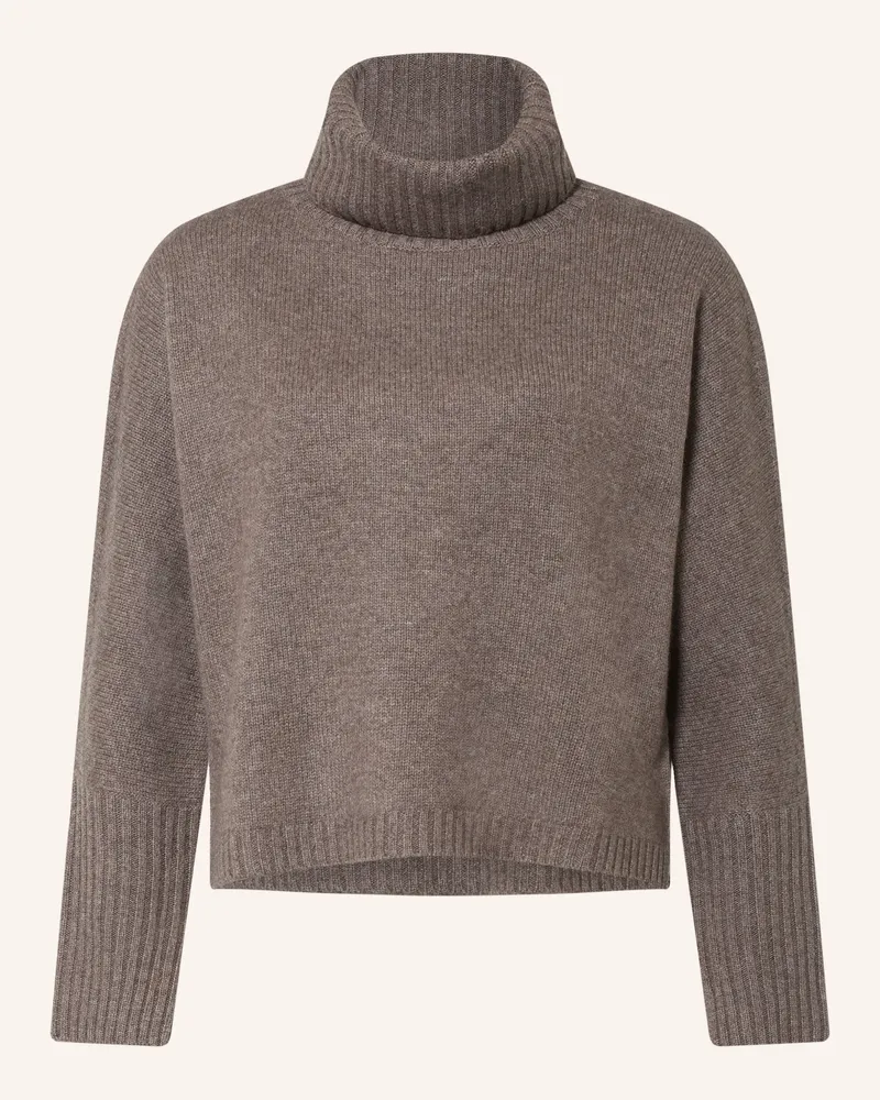 lilienfels Rollkragenpullover Mit Cashmere grau Taupe