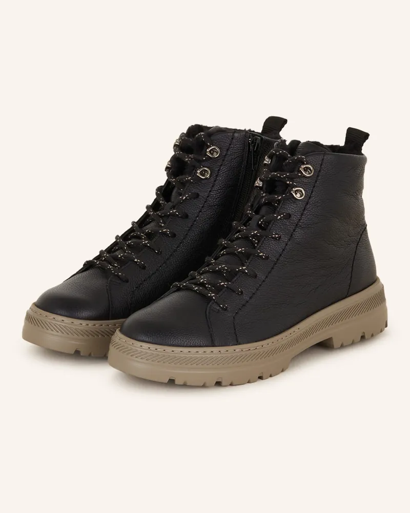 paul green Schnürboots Schwarz