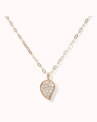 TAMARA COMOLLI Halskette CHAIN SPARKLE DROP DIAMOND PAVÉ, 1,0 MM Rosegold