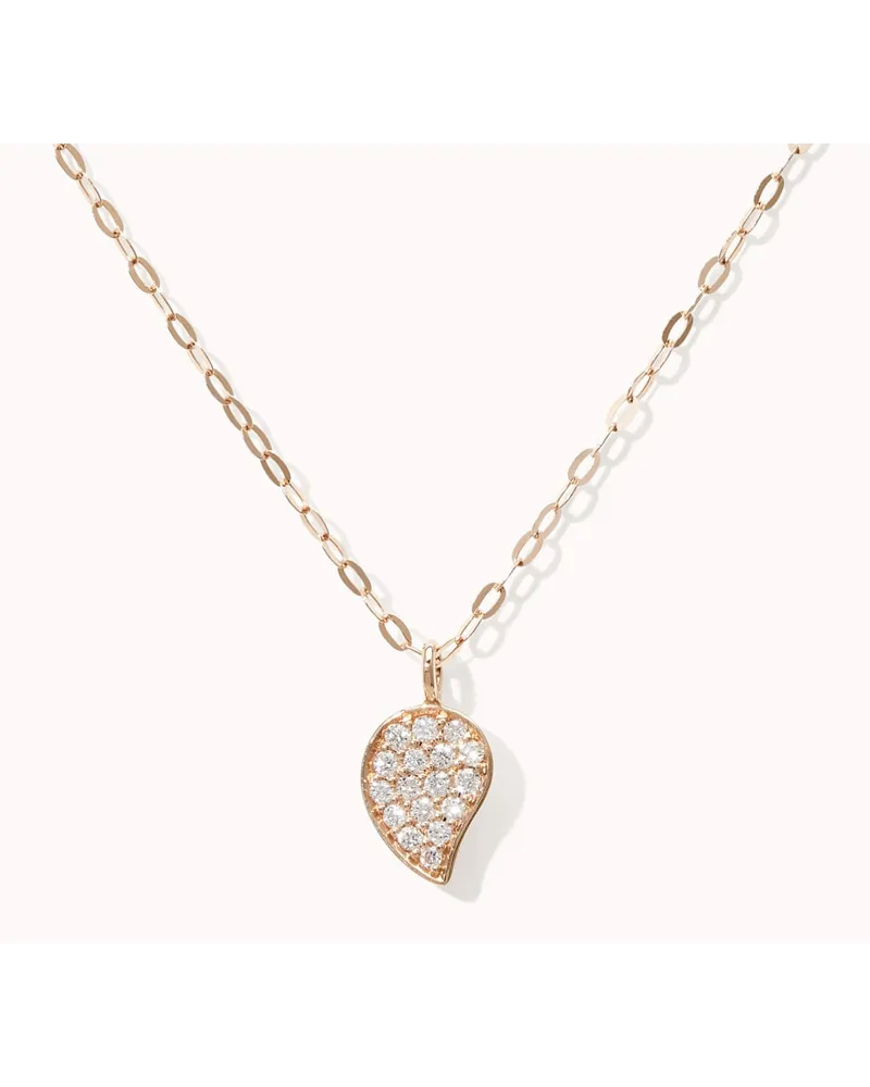 TAMARA COMOLLI Halskette CHAIN SPARKLE DROP DIAMOND PAVÉ, 1,0 MM Rosegold