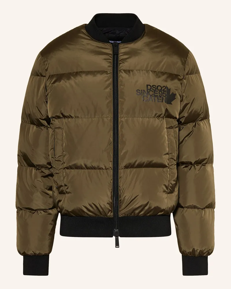 Dsquared2 Daunenjacke Easy Puffer gruen Khaki