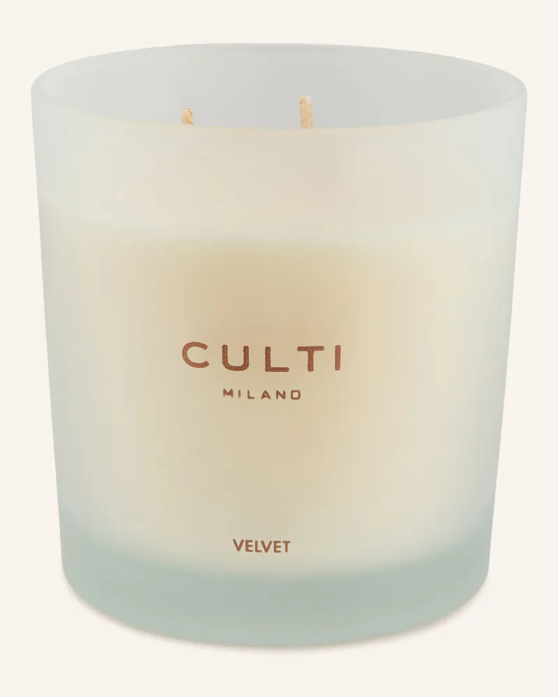 Culti Duftkerze Velvet weiss Weiss