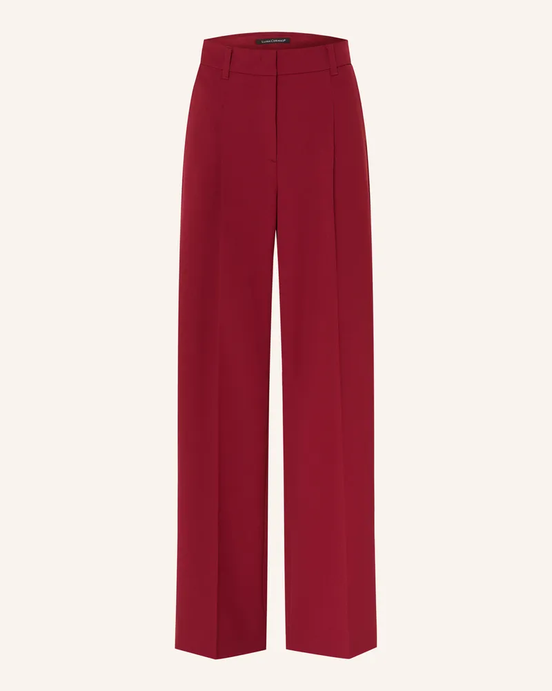Luisa Cerano Marlenehose rot Dunkelrot