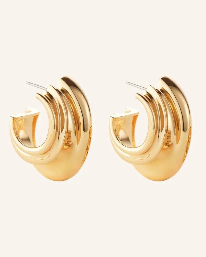 Jenny Bird Ohrringe Leona Hoops By Glambou gold Gold