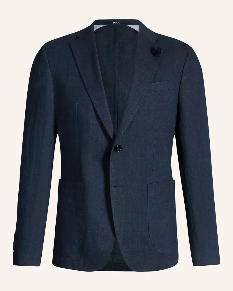 JOOP! Leinen-Sakko Slim Fit blau Dunkelblau
