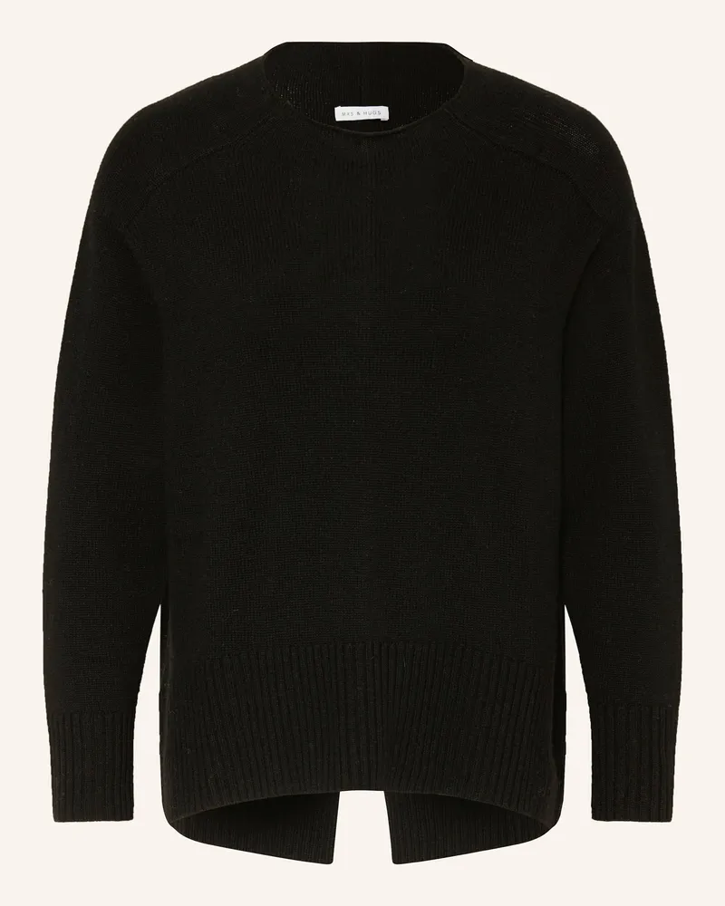 Mrs & HUGS Pullover mit Cashmere Schwarz