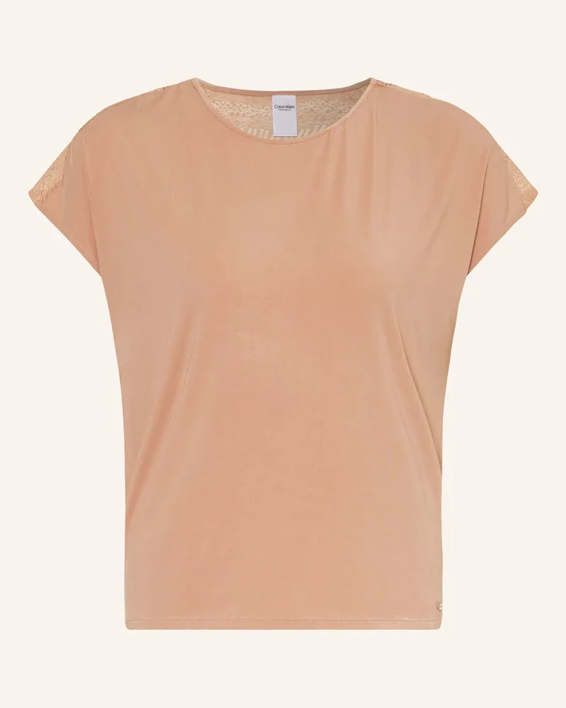Calvin Klein Schlafshirt MINIMALIST Nude