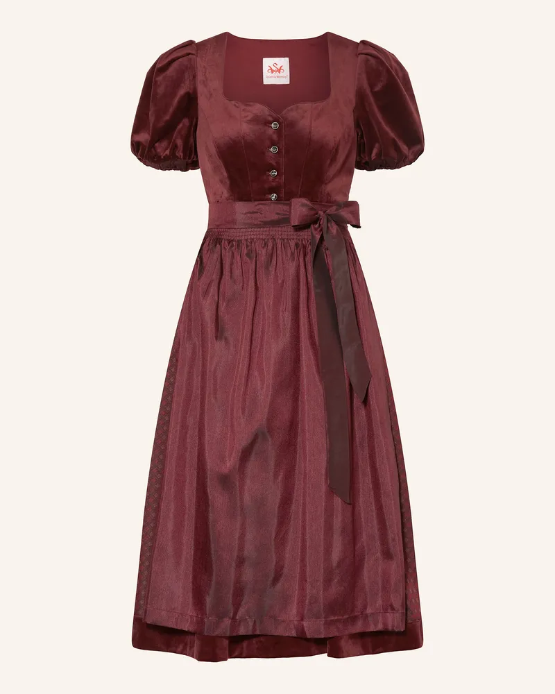 Spieth & Wensky Dirndl GÖTTIN Dunkelrot