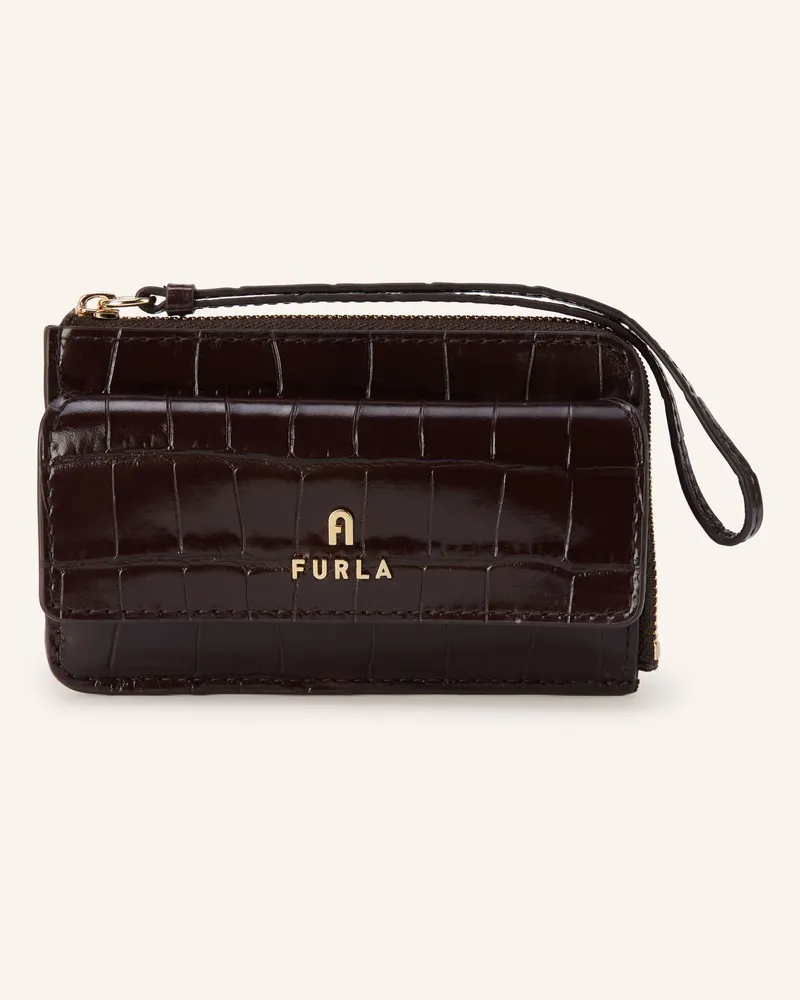 Furla Kartenetui Camelia braun Dunkelbraun