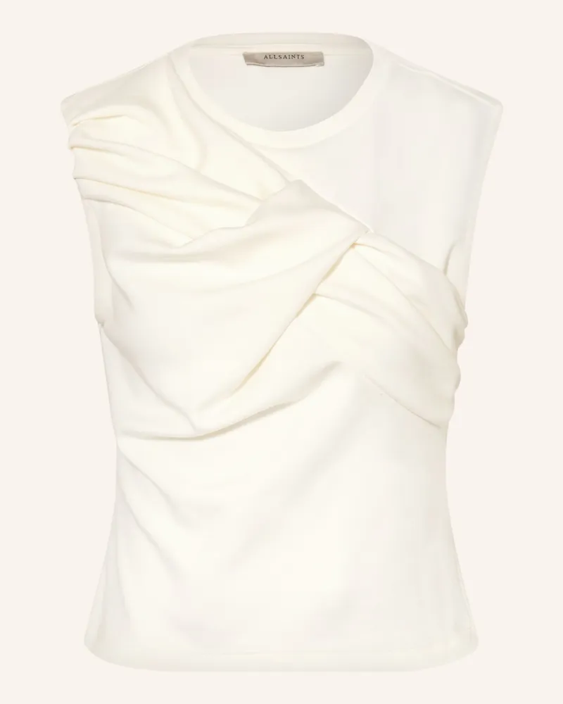 AllSaints Top Nella weiss Creme