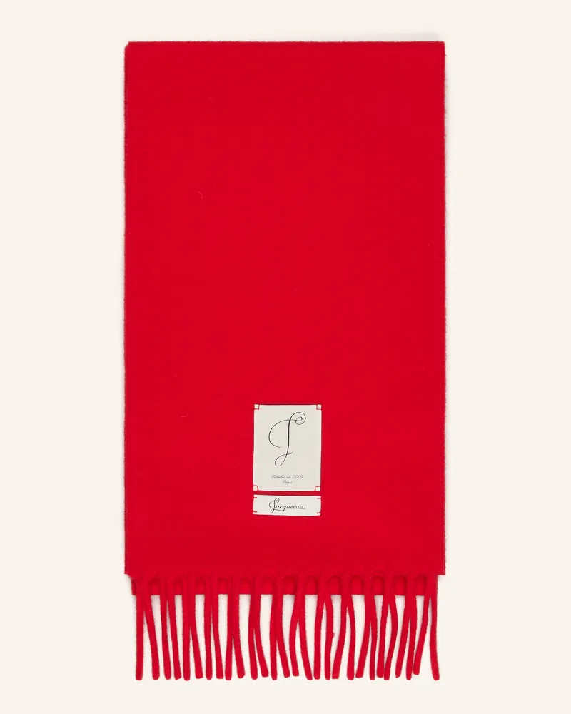 Jacquemus Schal L'echarpe Cavallo rot Rot