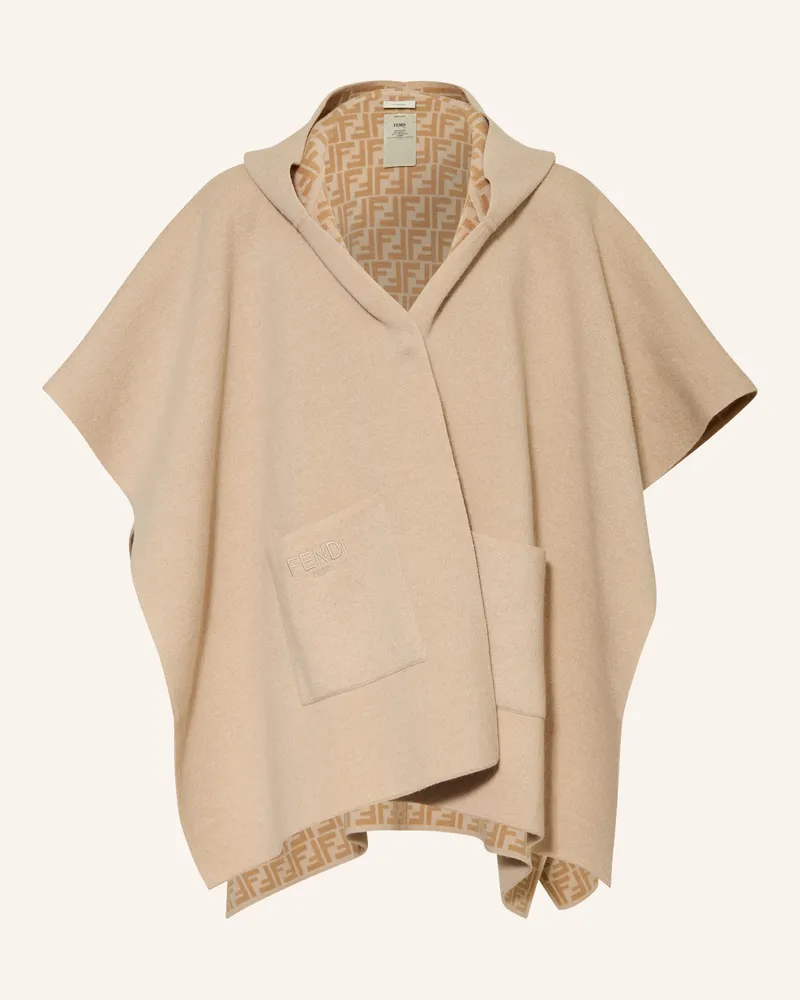 Fendi Cape beige Camel