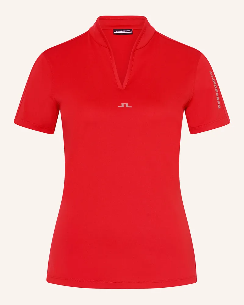 J.Lindeberg Funktionsshirt Rot