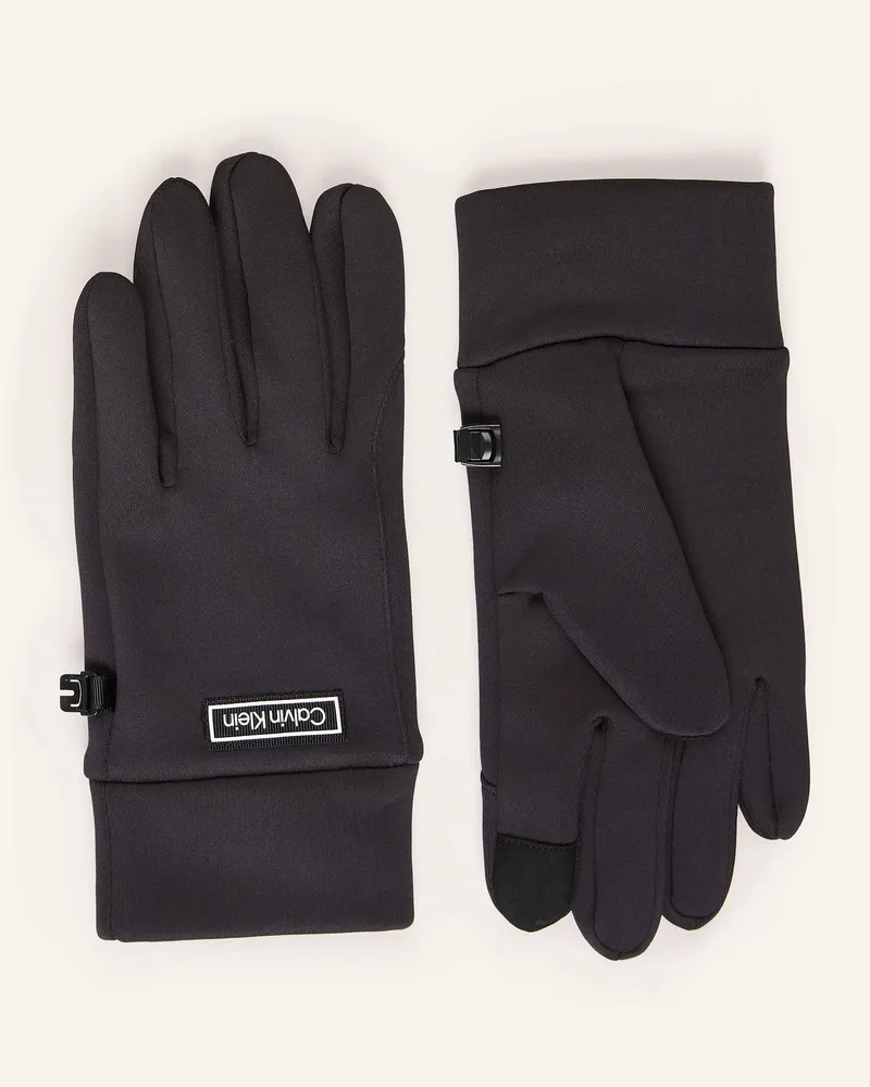 Calvin Klein Handschuhe mit Touchscreen-Funktion Schwarz