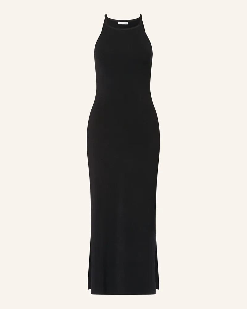 Mrs & HUGS Strickkleid schwarz Schwarz