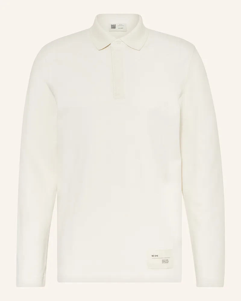 Olymp Piqué-Poloshirt Ecru
