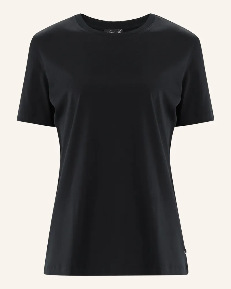 van Laack T-Shirt Modern Fit schwarz Schwarz