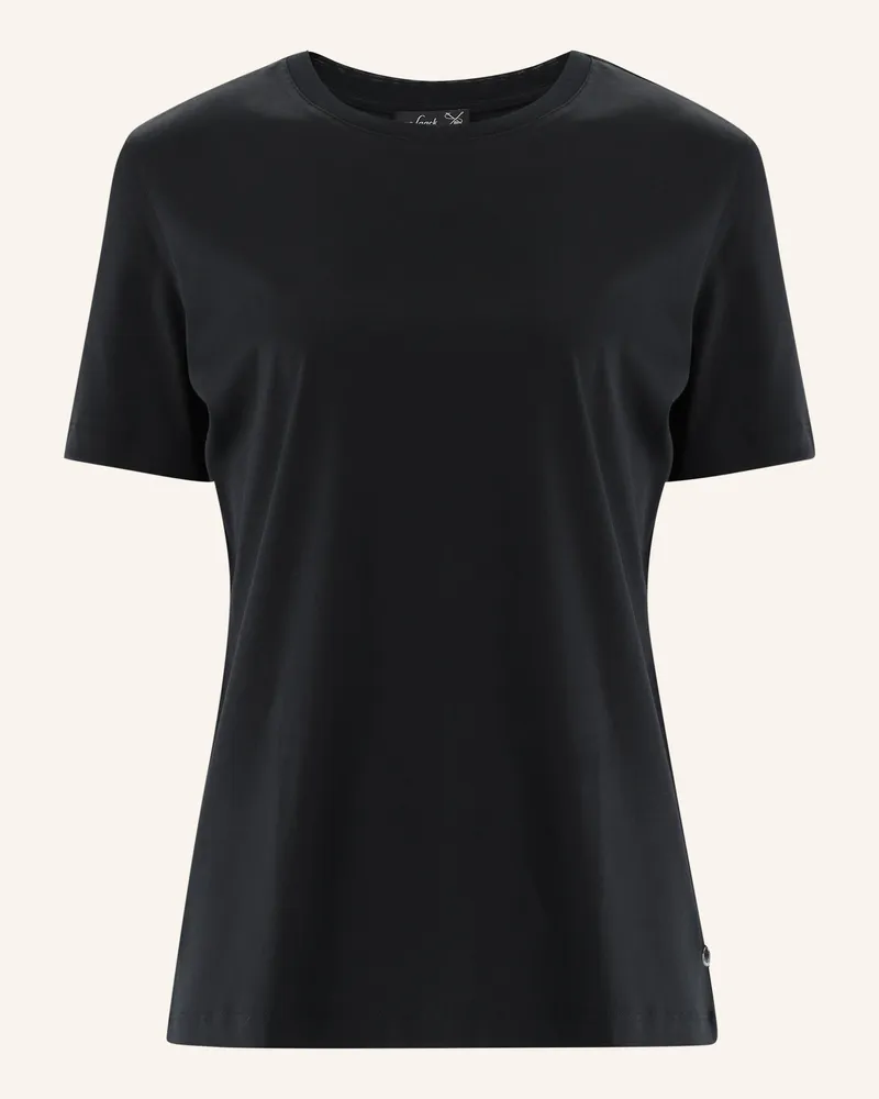 van Laack T-Shirt Modern Fit schwarz Schwarz