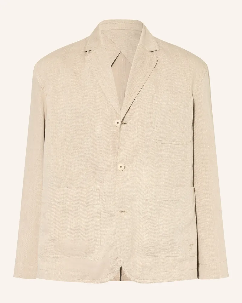 Jacquemus Overjacket La Veste Pastro Mit Leinen beige Beige