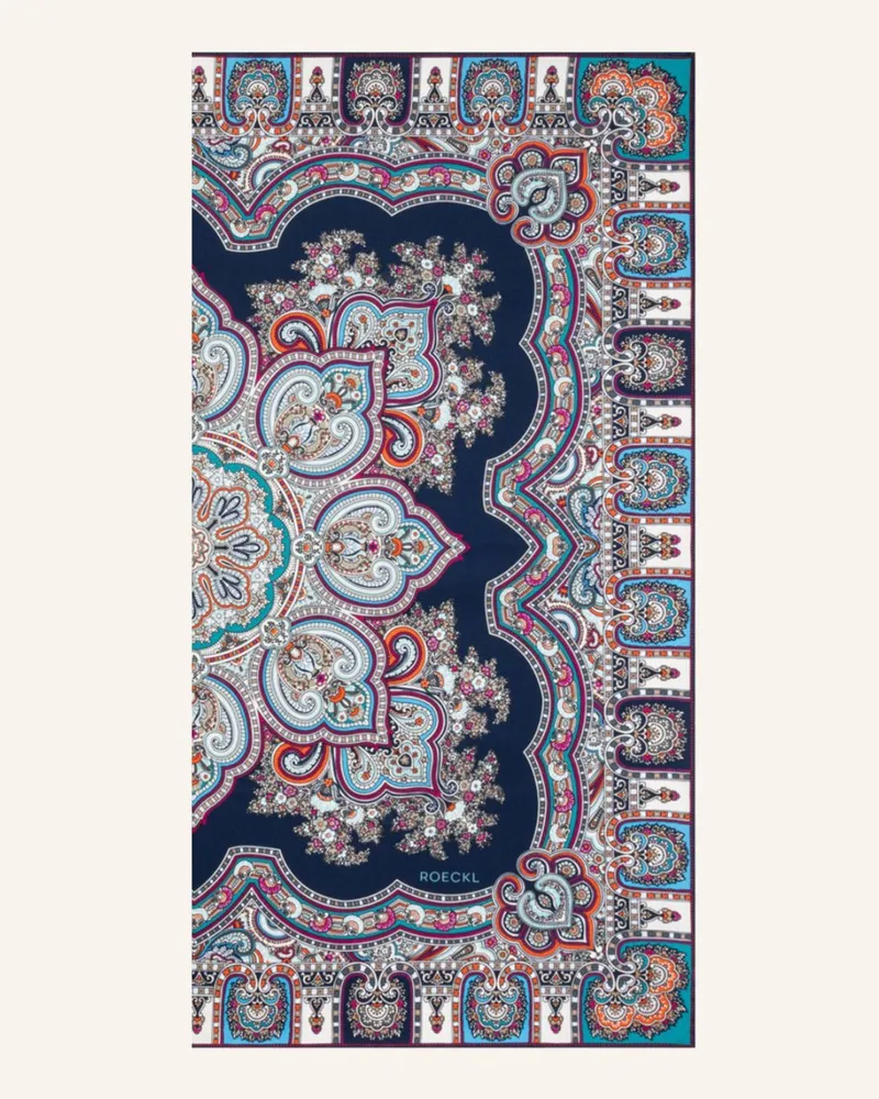 Roeckl Tücher Timeless Paisley blau Blau