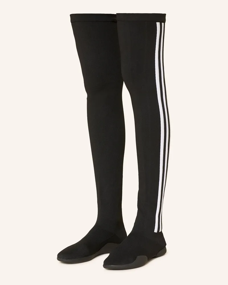 adidas Overknee-Stiefel TAEKWONDO MEI Schwarz