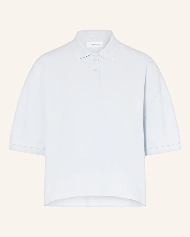 Darling Harbour Piqué-Poloshirt Hellblau
