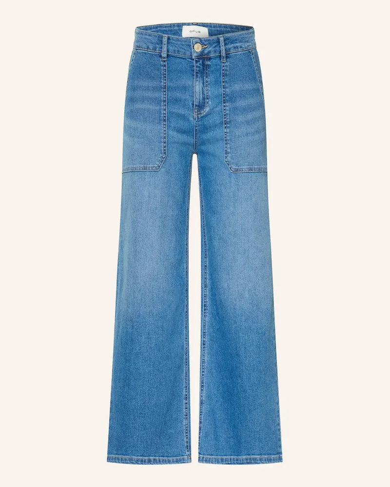 OPUS Wide Leg Jeans Miva blau 70389