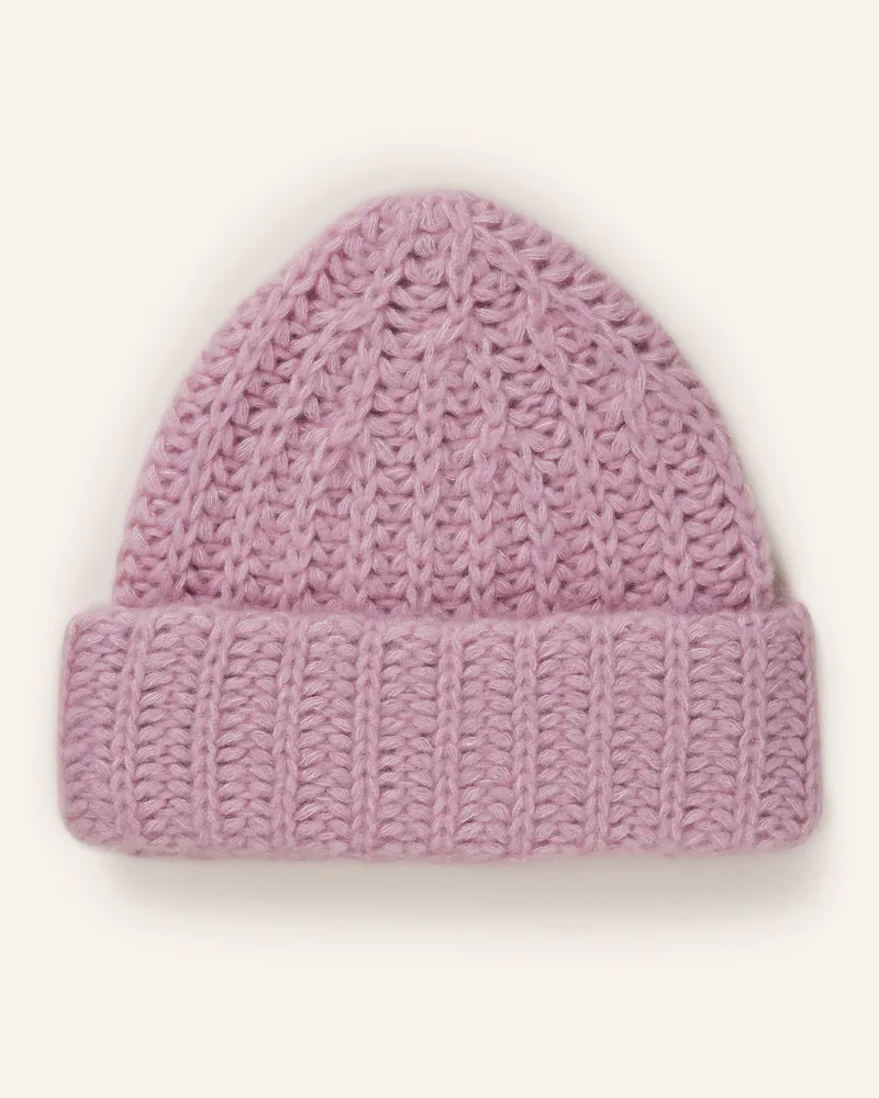 Mrs & HUGS Mütze Aus Cashmere lila Helllila