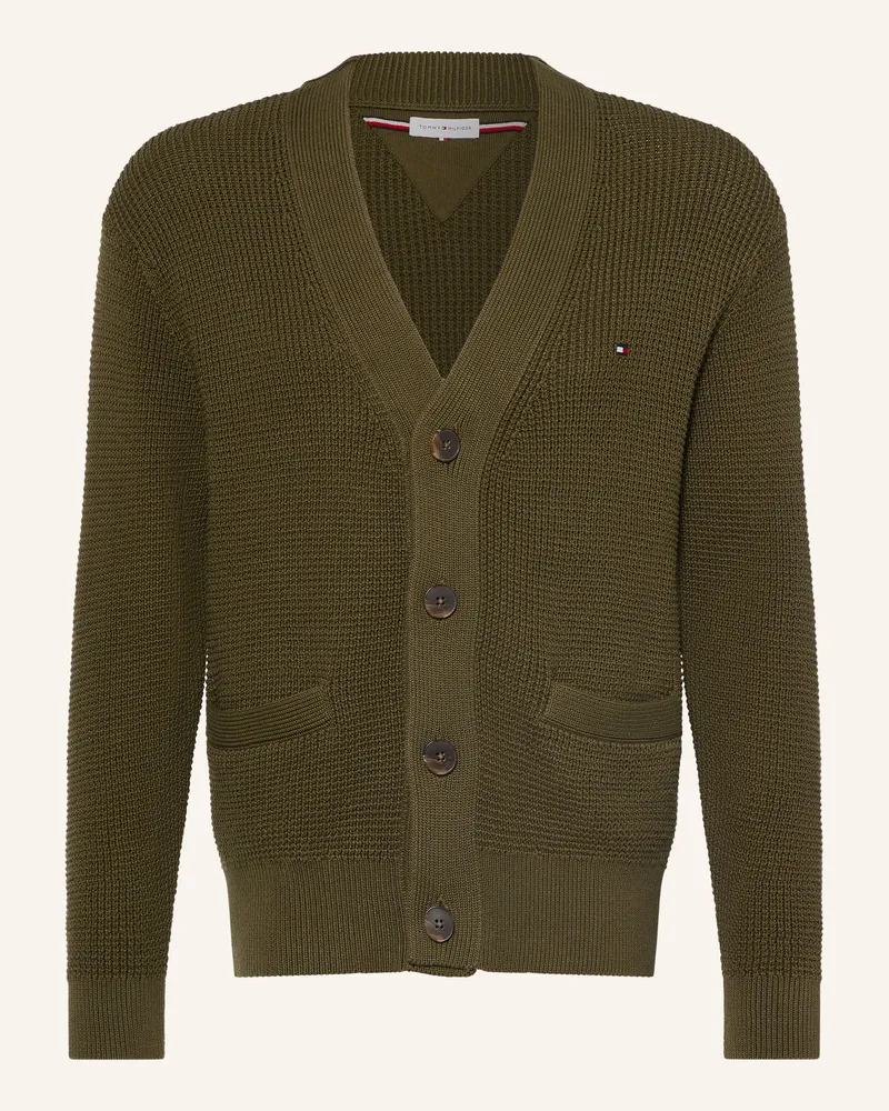 Tommy Hilfiger Strickjacke gruen Grün