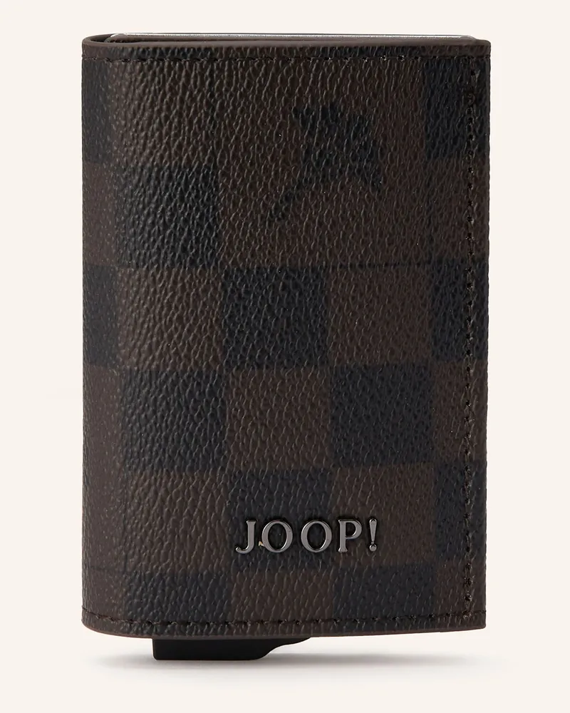 JOOP! Kartenetui CORTINA PIAZZA C-ONE E-CAGE Braun