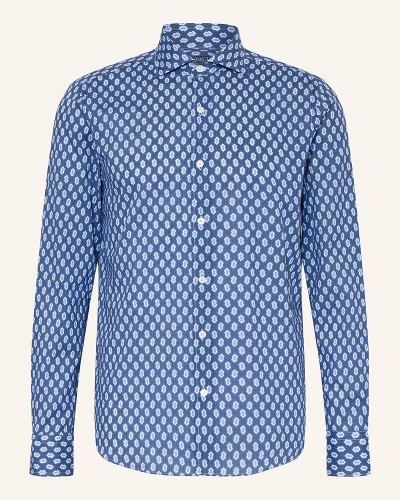 Fedeli Hemd SEAN Regular Fit Blau